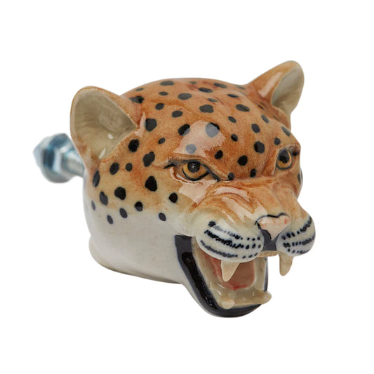 Roaring Leopard Door Pull