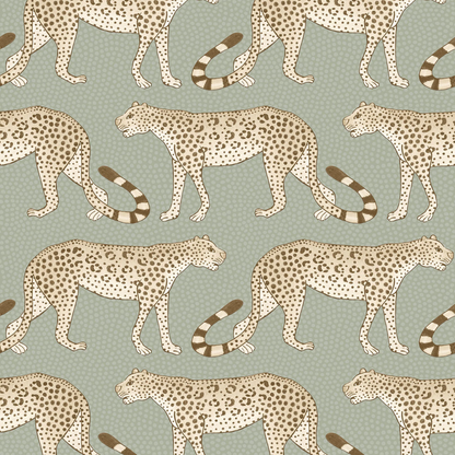 Leopard Walk Wallpaper