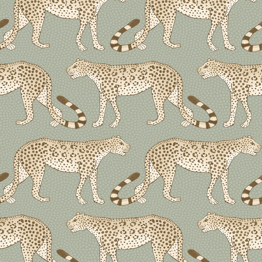 Leopard Walk Wallpaper